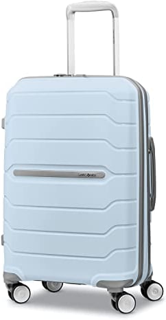 Samsonite Freeform Hartschalen-Koffer mit erweiterbar, Doppelspinner-Räder, Powder Blue, Carry-On 21-Inch