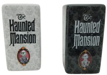 Department 56 Disney Ceramics Salz- und Pfefferstreuer Haunted Mansion, 2 Stück