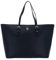 Tommy Hilfiger Damen Handtasche TH Timeless Med Tote aus Kunstleder, Blau (Space Blue), Onesize