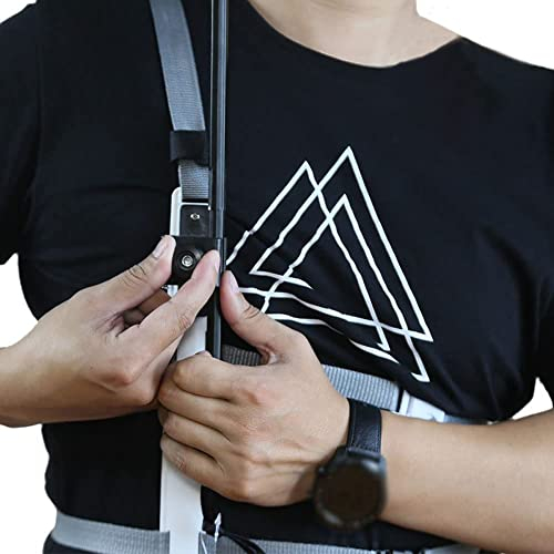 WAYUTO Support de parapluie mains libres pour parapluie arrière bloquant le soleil - Support de parapluie de pêche - Support de parapluie pour activités de plein air - Pour homme uniquement