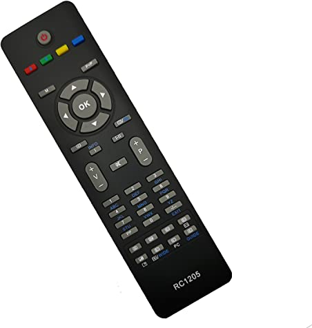 YQZBTX Reemplazado RC1205 Mando a Distancia para Techwood Silvercrest Schneider TV 32LD30UA 32LD30U 32LD30UB V19BPH V19B-PH