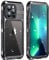 WIFORT for iPhone 13 Pro Waterproof Case,Shockproof Dustproof Heavy Duty Metal Cover with Build-in Screen Protector,[Compatible with Magsafe] 360 Full Body Protective Cases - 6.1, Black