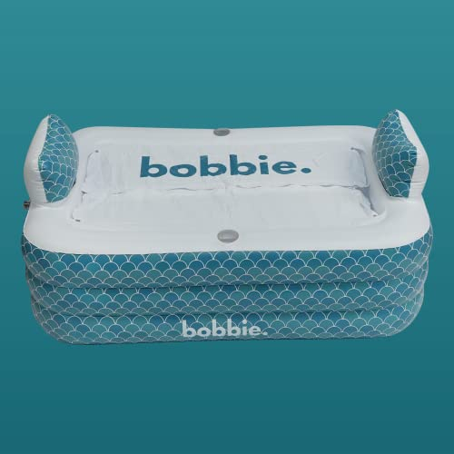 BOBBIE Bohemian - Aufblasbare Badewanne für 2 Personen [Premium Set], mit Abdeckung, faltbar und tragbar, für Innen und Außen, Sitzbad und Eisbaden, Bath Bucket für Erwachsene