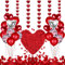 31 Romantisch Deko Set Valentinstag Rote Herzförmige 500 Seide Rote Rosenblüten Romantische Deko Rosenblätter für Valentines Day Decorations Hochzeiten Heiratsantrag Geständnisse