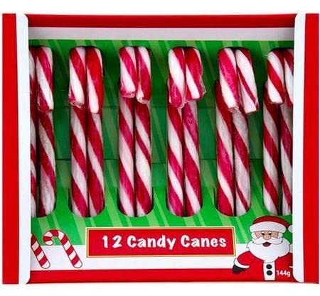 Candy Canes zuurstokken - 12 stuks
