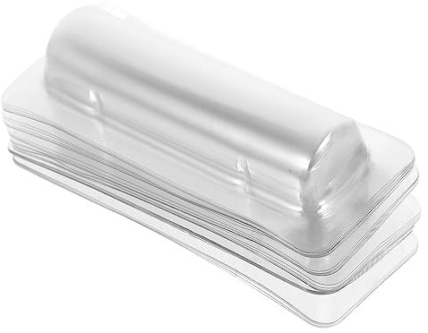 DOITOOL 30 Stück DIY-Kuppel-Geldhalter Zum Befüllen Von Lippenbalsam-Beuteln Lippenbalsam-Halter Spatel Transparenter Lippenstift-Geldhalter Lipgloss-Verpackung Geldbeutel, Kuppelgeldhalter Beutel