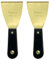 WEDO 2pcs Messing Putty Messer Set, 76mm Lackkratzer mit Bakelit Griff, Drywall Messer, Schaber Werkzeug für Gips Scraping Drywall Finishing, 200mm Länge
