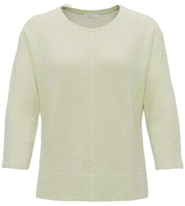 OPUS Damen Langarmshirt | Shirt SERERA Batwing Fit aus Viskose Mix Avocado, 36