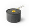 SEA TO SUMMIT - Frontier Pot 2L - Ultraleichter Campingtopf - 1-3 Personen - Kochtopf mit Antihaftbeschichtung + Siebdeckel - Kompaktes Design - aus harteloxiertem Aluminium - 255 g
