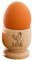 Personalised Egg Cup with Name & Bunny Engraved Easter Gift for Kids 1st Easter Gift Engraved Wooden Egg Cup Dippy Egg Cup for Kids Easter Egg Cup for Children (1 Egg Cup)