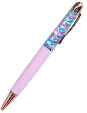 Sikyby Mermaid Funny Pens Cute Floater Floating Liquid Writing Journaling Office Pen Unique Gift For Women Men Kids Girl Boy