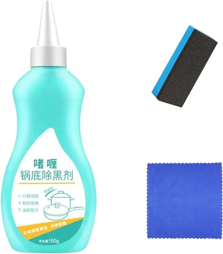 Magic Gel Cleaner for Pots and Pans Eco Essence Pot Cleaner Pot Bottom Pot Cleaner Strong Decontamination Easily Clean the Bottom of Cookware