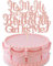 Ephlyn 1Pc It's Me Hi I'm the Birthday Girl It's Me Cake Topper Funny Birthday Cake Decoration for Girls Birthday Party Hip Hop Singer Birthday Party Decorations Rose Gold
