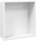 vidaXL Nicchia per Doccia Bianco Opaco 32x32x9cm in Acciaio Inox