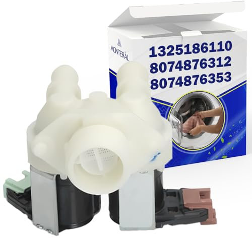 Electrovalvula Lavadora 2 Vías 180° con Código Original 1325186110 1325187100 1325187118 para AEG para Electrolux para Zanker para Zanussi - Garantía de 10 Años – MONTERAL
