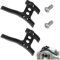Jesiah 2Pcs Bike Cable Guides, Anti Friction Bottom Bracket Shifter Cable Guide Plastic Line Routing Guide Slot Clip for Road Bicycle Mountain Bike Accessories Black
