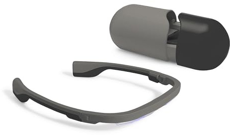 AYO+ Lichttherapiebrille: Carbon Black Limited Edition - Maximieren Sie Schlaf, Energie und Stimmung – einzigartiges 670nm rotes Licht für die Augengesundheit - Ihre Alternative zur Tageslichtlampe