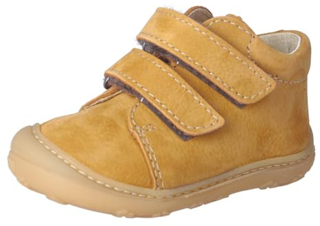 RICOSTA Unisex Stiefel Chrisy, Baby und Kleinkinder Lauflernschuhe, Weite: Mittel, lose Einlage, terracare, Klettstiefel, Booties, Mustard (760), 20 EU