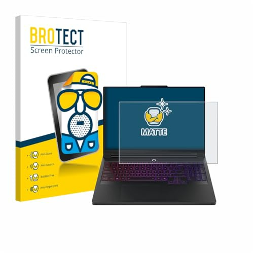 BROTECT Schutzfolie für Lenovo Legion Pro 7 Gen 10 16 | Entspiegelnder Displayschutz Made in Germany Matte Displayschutz-Folie Anti-Reflex Anti-Fingerprint Einfache Montage
