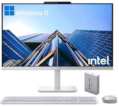 Lenovo IdeaCentre Everyday Tasks 24 Full HD All-in-One Desktop Computer • Office 365 for The Web • Intel 4-Cores • 2TB SSD • 32GB RAM • Business AIO • Wireless Keyboard & Mouse • HDMI • Windows 11