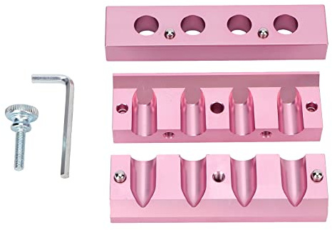 NDiyueAa DIY-Lippenstift-Form, Lippenstift-Hersteller in benutzerdefinierten Farben, 4-fach-Aluminium-Form-Set, für sicheres, ungiftiges Kosmetikhandwerk