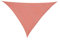 Outsunny Voile d'ombrage Triangulaire Grande Taille 6 x 6 x 6 m polyéthylène Haute densité résistant aux UV Coloris Rouge Rouille