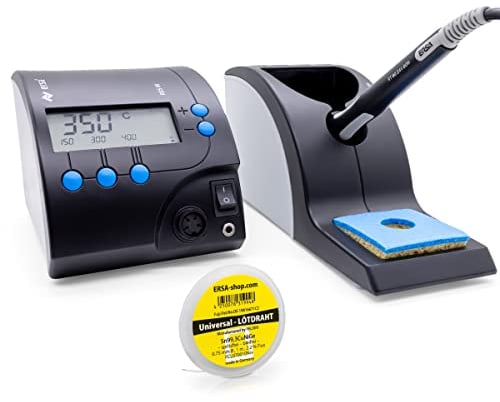 ERSA RDS80 elektronisch geregelte Lötstation 80W Starter-Set 6-Teilig (inkl. Lötdraht)