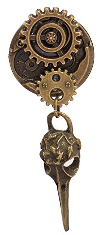 GRACEART Steampunk L'horloge Gears Broche Breastpin (Style#2)