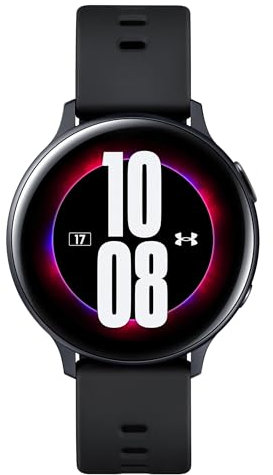 Samsung Galaxy Watch Active2 Under Armour Fitness Tracker Aluminium Large Display Long Lasting Battery Waterproof 44mm Bluetooth with Exclusive Strap and Dial Black
