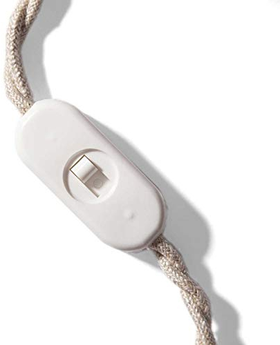 Einpoliger Schiebeschalter weiß. Entworfen von Achille Castiglioni