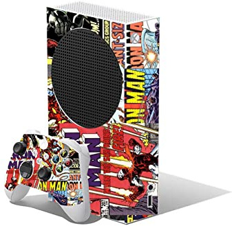 Comics Custom Vinyl Skins for Xbox Series S, Wrap Decal Cover Stickers for Xbox Series S Console Controller (Comics)