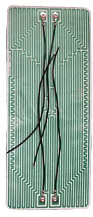 ASG Technik Spiegelheizung / Heizfolie mit Kabel, selbstklebende Beschichtung für einfache Montage, 2 x 20 Watt, 24 Volt Breite 145 mm x Höhe 345 mm, Niedervolt, 30 - 40 Grad, Frostschutz, LKW, PKW