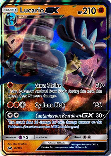 Pokemon - Lucario - SM100 - Inglés - Promo