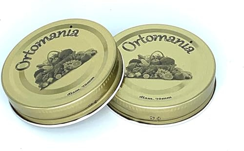 108 CONFEZIONI 56 mm (324 Tappi) Capsula Quattro Stagioni Ortomania | Per Vaso o Barattolo | CONSERVA | Tappo
