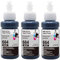 JoyPrinting 664 Encre Noir Compatible pour Epson T664 Bouteille d'encre pour ET-2500 ET-2550 ET-2600 ET-2650 ET-4500 ET-14000 L100 L110 L120 L130 L132 L200 L210 L220 L1300, 3X 70mL