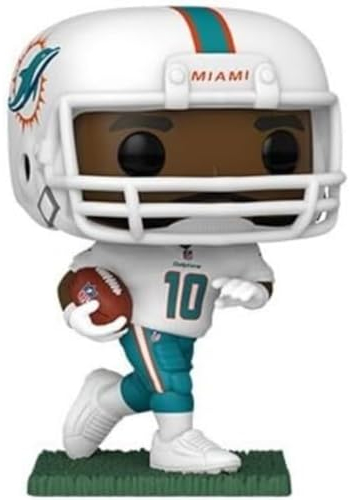 Funko Pop! NFL: Dolphins - Tyreek Hill - Vinyl-Sammelfigur - Geschenkidee - Offizielle Handelswaren - Spielzeug Für Kinder und Erwachsene - Sports Fans - Modellfigur Für Sammler und Display