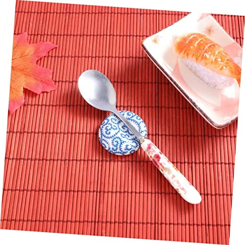 5pcs Café Chapstick Caligrafía Pluma Titular Palillos Resto Chino Palillos Titular Cuchara Resto Espátula Palillo Resto Palillo Titular Palillos de Dibujos Animados Palillo Resto