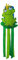 THQZLH 40-Inch Frog Windsock - Fun Summer Decoration for Outdoor Living Spaces