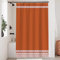 Uiiooazy Rideau Douche Orange, Rideau de Douche Anti Moisissure 120x180cm Terracotta Boheme Minimaliste Rideaux de Baignoire Tissu Lavable Imperméable Polyester Rideaux Salle de Bain avec 8 Crochets