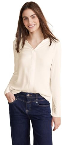 Damen Materialmix Shirt