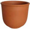 Generico Pot en terre cuite diamètre 25 cm, hauteur 21 cm, fleur en pot fabriqué en Italie