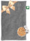 HERBALIND Robustes Kirschkernkissen Cord Premium30x20cm 600g (M) - Handmade in Germany - Wärmekissen für Mikrowelle - 100% OEKO TEX Baumwolle für Erwachsene Kinder (Cordstoff, grau)