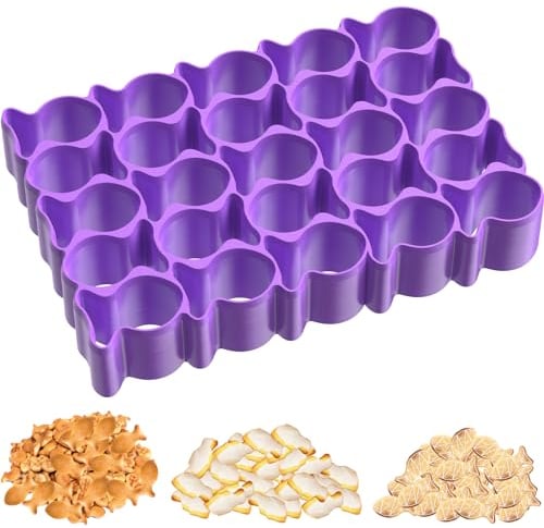 Palksky Gold Fish Crackers Cookie Cutter, 25Pcs Mini Fish Biscuit Cutter, Gold Fish Cutter for Crackers, Plastic Tiny Treats Baking Mold For Fish Shaped Foods
