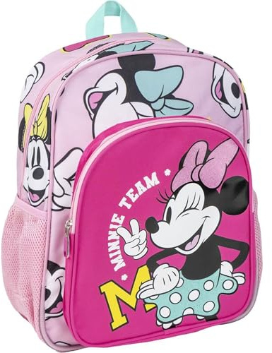 CERDÁ LIFE'S LITTLE MOMENTS Unisex Kids Schule MITTEL 38 cm Minnie Rucksack, PINK