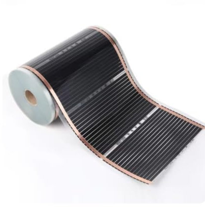 220V 50cm x 800cm Width Healthy Floor Heating Infrared Underfloor Heating Carbon Film Heater Electric Floor Warming Mat 220W