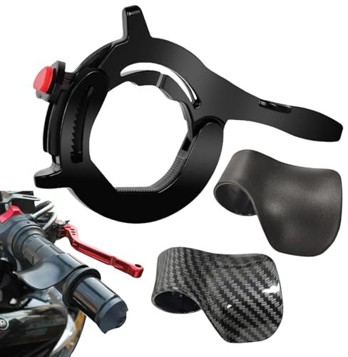 3 Pieces Motorcycle Cruise Control, Motorcycle Throttle Lock, Universals Throttle Assist Wrist/Hand Grip Lock Clamp, Electric Vehicle Booster Accessories, Motorcycle Universals Accessories