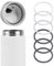 Linkidea Lot de 6 joints de rechange pour bouteille d'eau Owala FreeSip de 680,4 g/947,2 g/1284 g, joint torique en silicone anti-fuite avec pince à épiler pour couvercle de bouteille, transparent et