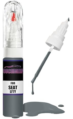 Stylo de retouche peinture pour modèles Seat RODIUM GRAU LF7Y - Kit de réparation des rayures et des éclats