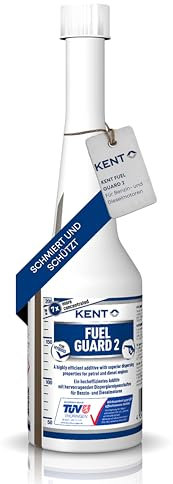 KENT Fuel Guard 2 – ADDITIV, Benzin & Diesel, SYSTEMREINIGER – reinigt und pflegt das Kraftstoffsystem, schmiert und schützt - 250ml Flasche