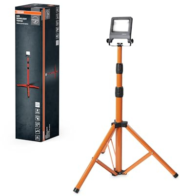 Osram LED Arbeitsleuchte Tripod 1x20W 840, 4000K kaltweiß, 1700 lm, IP65, höhenverstellbar 1,8m, 360°